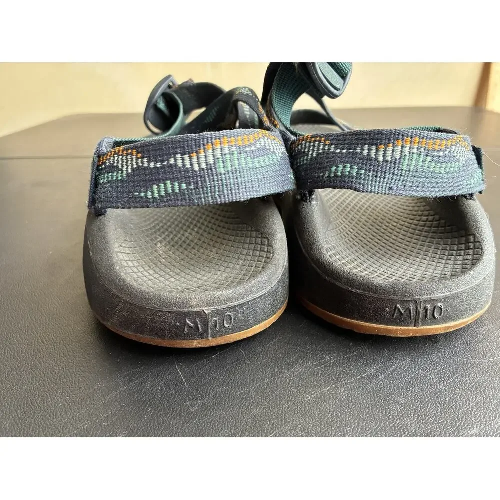 Chaco Cloud Mens Sandals Scrap Navy Straps J106527 Size 10m Blue